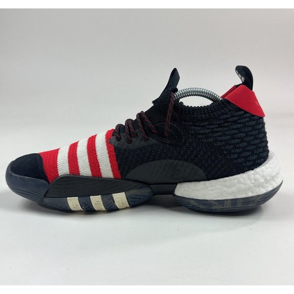 Adidas Trae Young 2 Chinese New Year Mens Red Black Shoes Sneakers IF2163 - Picture 3 of 10